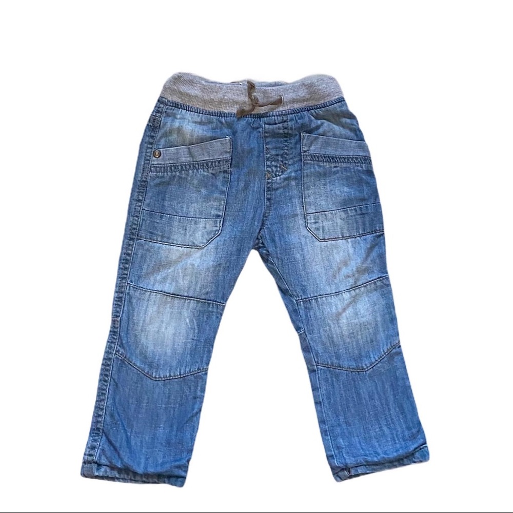 Zara lined denim jeans 12-18 months